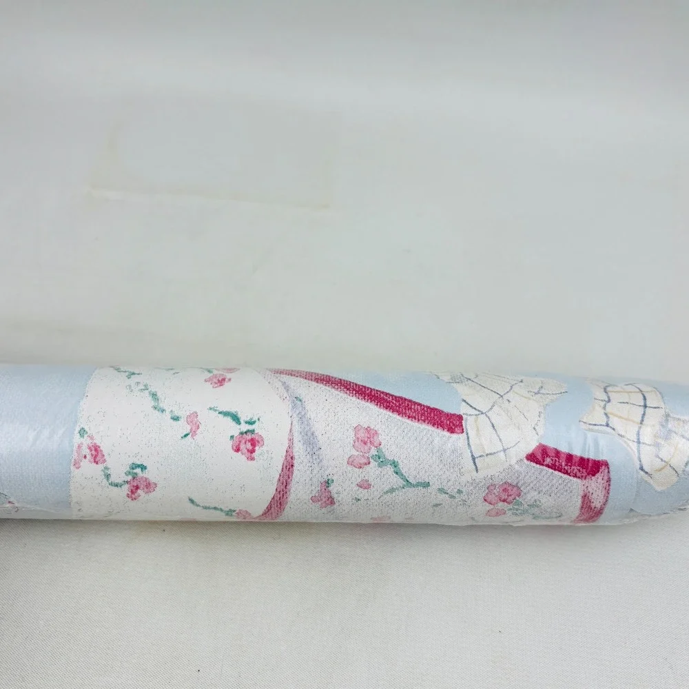 York Washday Blues Wallpaper Border 5 Yards Laundry Clothesline SG4034B